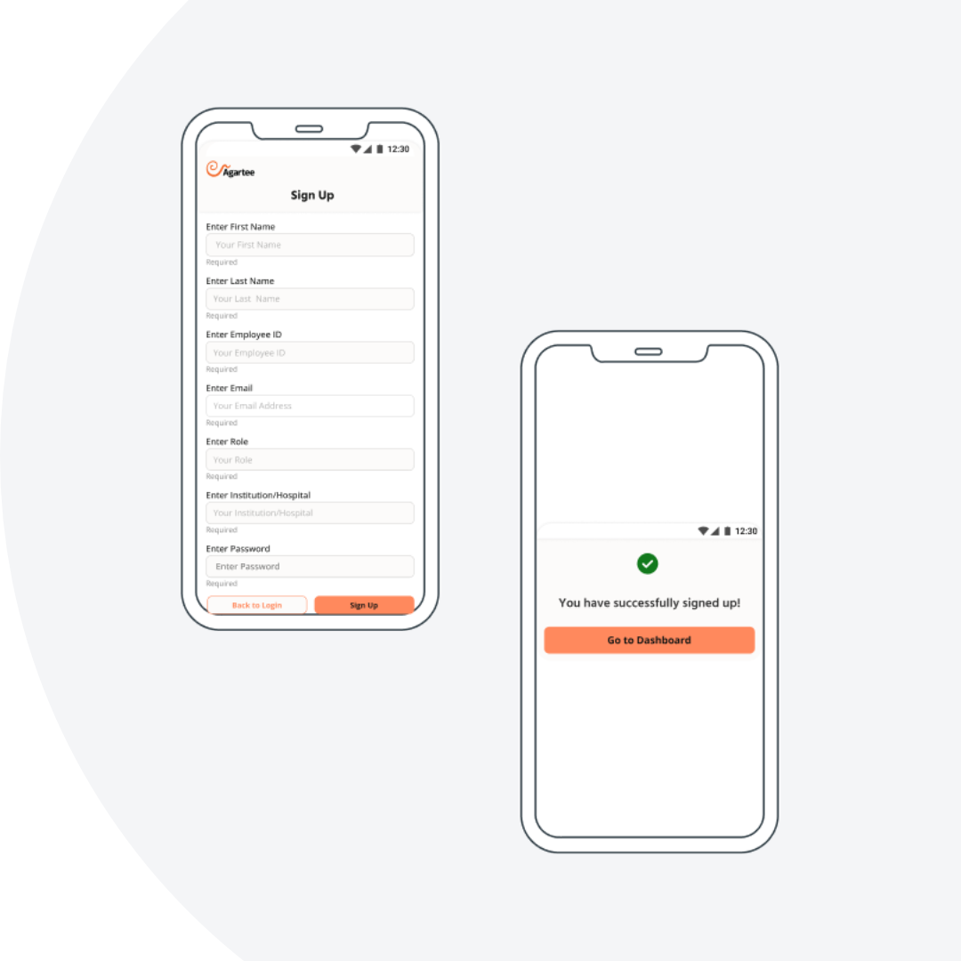 Agartee App - Sign-Up Attempt Outcome